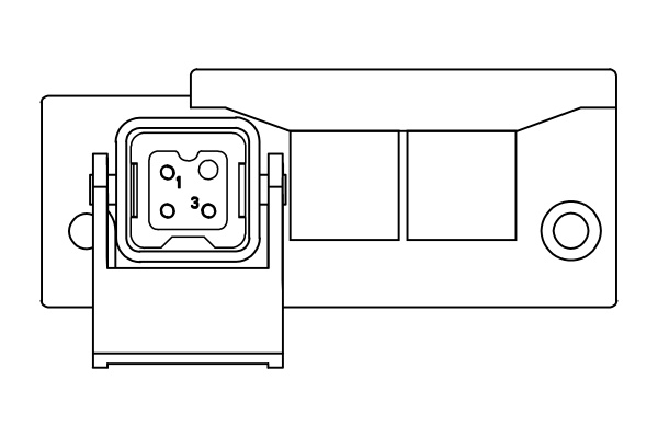 Split Cable Entry Frame with Conncetion for Han 3A / Han 4A